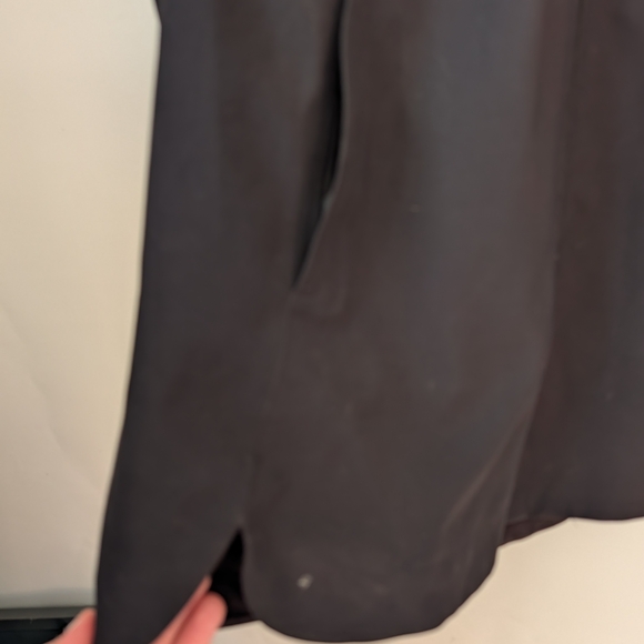 Women's Lululemon Classic Black Raincoat - Picture 2 of 11